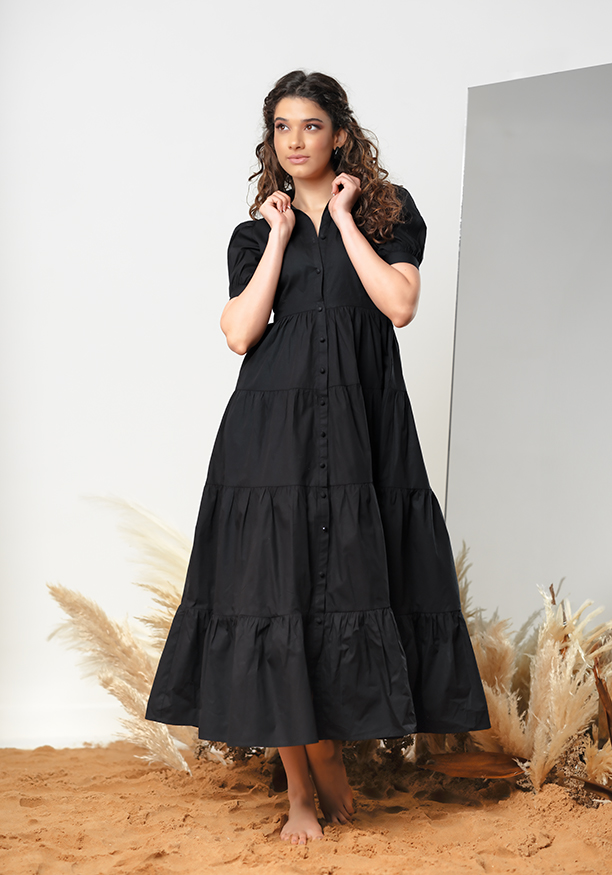 HAZEL COLLER BLACK DRESS